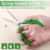 SPEEDWOX Needle Nose Pliers for Jewelry Making Smooth Jaws Long