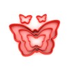 Set of 5 Butterfly Cutters Fondant Polymer Cookie Icing Crafts