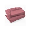 Premium Microfiber Fitted Bed Sheet, Soft and Wrinkle-Resistant (Rosewood Pink,