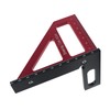 Woodworking Triangle Ruler Square Ruler 45° 90° Aluminum Alloy Carpenter
