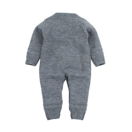 mimixiong Baby Easter Bunny Outfits Newborn Girl Boy Romper Jumpsuit Longsleeve Knit Clothes