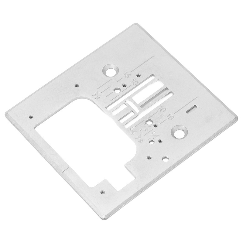 Sewing Machine Needle Plate 7.6x8.4cm Steel Needle Throat Plate for