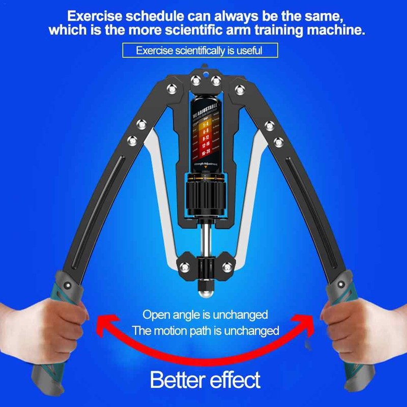 EAST MOUNT Twister Arm Exerciser - Adjustable 22-440lbs Hydraulic Power,