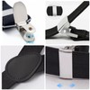 NumRealm 1" Mens Suspenders, 3 Strong Clips Elastic Adjustable Y-Back
