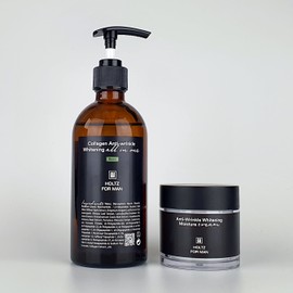 Holtz for Men Men's 2-Piece Set All-in-one Skin Lotion, Moisture Cream Men's Cosmetics Gift for Boyfriend and Friend, All-in-one 300ml + Moisture Cream 100ml / 홀츠포맨 남자 2종 세트 올인원 스킨로션, 수분크림 남성 화장품 남친 친구 선물, 올인원 300ml + 모이스춰크림 100ml