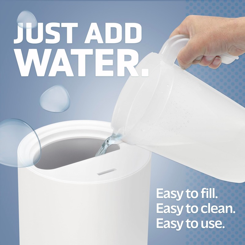 PureGuardian Top Fill Humidifier - H950AR Cool Mist Humidifier, 0.8