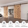 EaseLife 16 FT Double Doors Sliding Barn Door Hardware Track