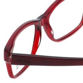 Calabria Ecru Collins Square Reading Glasses +5.00 Red Men Women