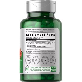 Horbäach Berberine Plus Ceylon Cinnamon 2000 mg | 120 Capsules | Vegetarian | by Horbaach