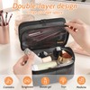 Iridsmole Travel Pouches for Toiletries, Mesh Clear Makeup Bag for