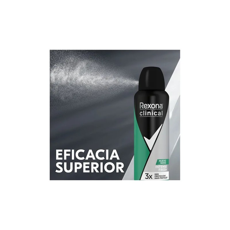 Desodorante Clinical Intense Fresh 150ml Rexona Fresco