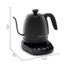 KRUPS Gooseneck Electric Kettle: 1L Stainless Steel, 1350W Fast Boiling,