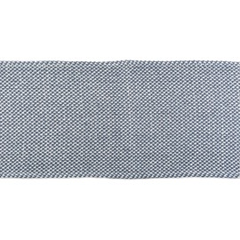 DII Woven Basics Collection 100% Cotton Knit Table Runner, 15x108, French Blue