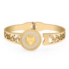 WEVENI Stainless Steel Zodiac Bracelet 18K Real Gold Plated Zodiac