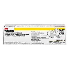 3M Hand masker Painters Plastic Plus MFB-12, 12 ft x 400 ft x .31 mil(3,65 m x 121 m x .00787 mm)