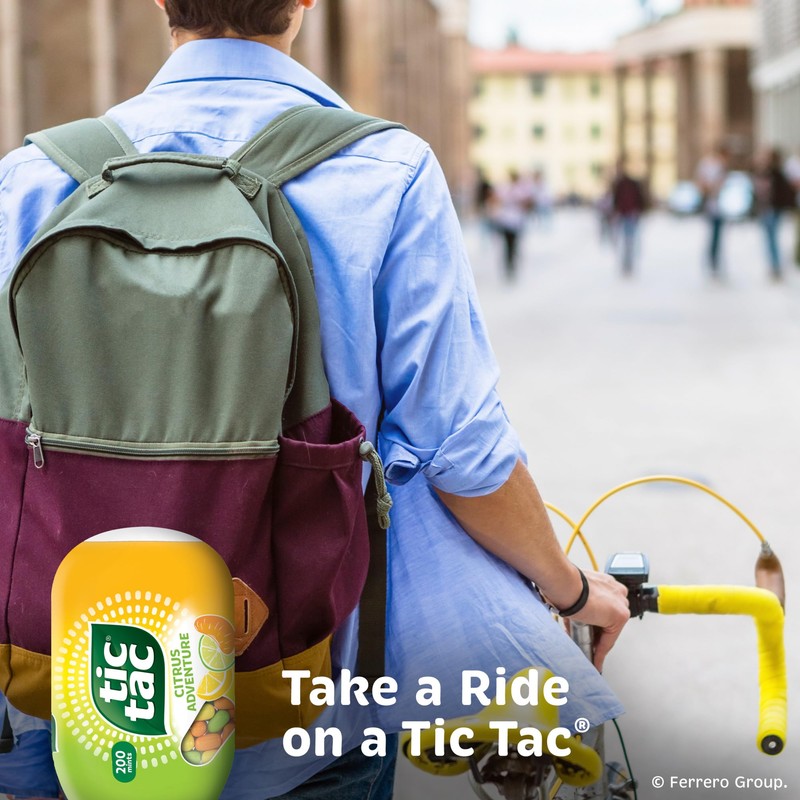 Tic Tac Citrus Adventure Mints, Bulk 8 Pack, Mints On
