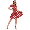 Eyanse Valentines Outfits for Women Heart Dress Red Valentine's Red
