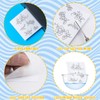12pcs Water Soluble Embroidery Paper, 8.5"X11" Stick and Stitch Embroidery