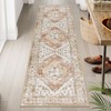 Beeiva Boho Long Hallway Runner Rug, Khaki 2x7 Runner Rug
