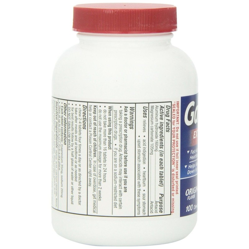 Gaviscon Esrf Tab Size 100ct