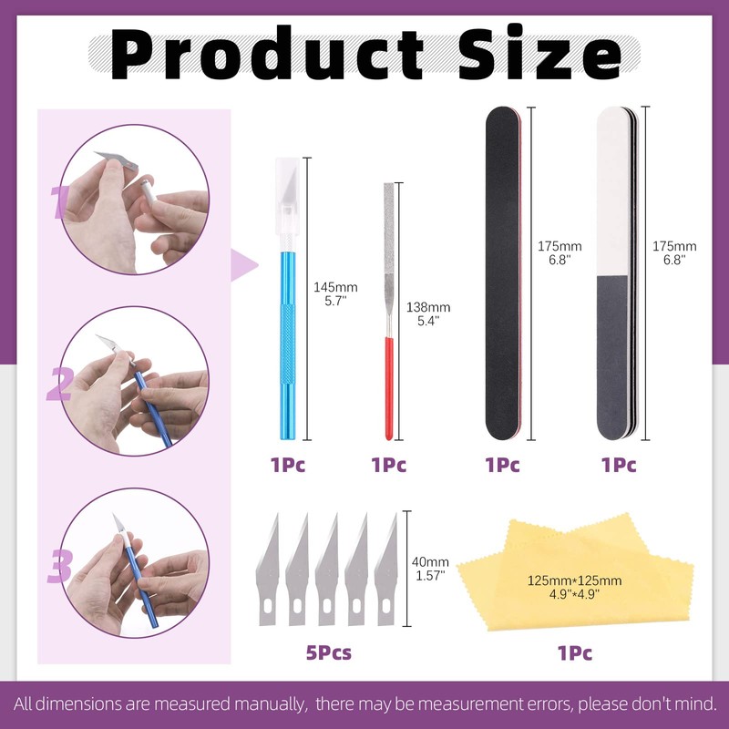 Swpeet 37 Pieces Professional Painting Stand Base Holder and Gundam