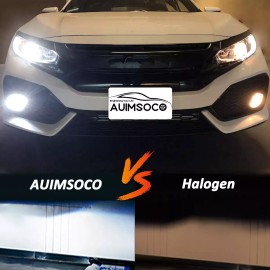 AUIMSOCO For Toyota Highlander 2011-2016 LED Headlights 10000K White High Low Light Bulbs