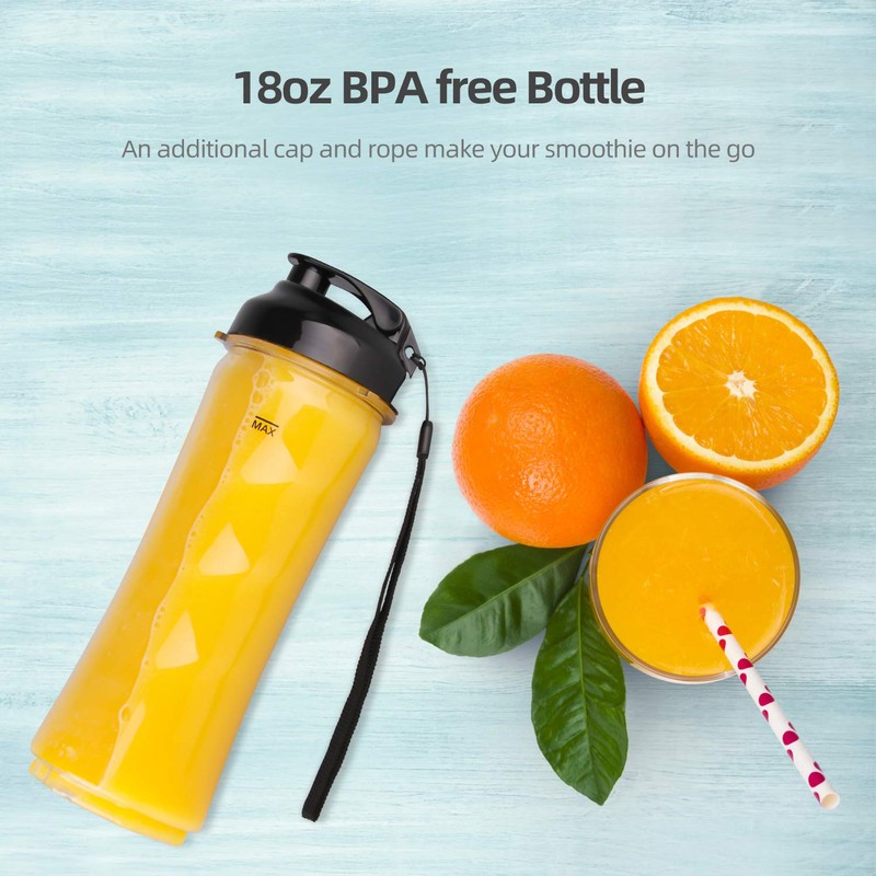 La Reveuse Smoothies Blender Personal Size 300 Watts with 18