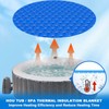 Kestnsee Hot Tub Spa Solar Bubble Cover Blanket for Round