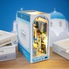 Cuteefun DIY Book Nook Kit, DIY Miniature Dolls House, Bookend