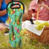 QsirBC Tropical Pineapple Pattern Wine Bag Neoprene Wine Tote Bags