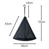 Seekdem SD-TDN-L Triangular Drying Net, Black, Large, Great for Outdoor