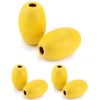 QWORK Oval Water Float, 6 Pack, 1/2" Hole, 3.5" x