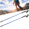 2pcs Foldable Hiking Poles Set Outdoor Walking Climbing Alpenstocks Collapsible