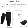 TuoYi 2 Pieces Soccer Shin Guards, Flexible Shin Guards Soccer
