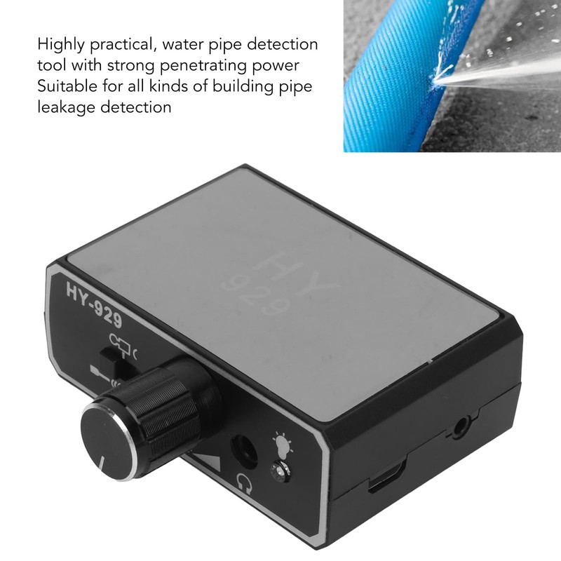 Water Leakage Detector, Water Pipe Leakage Monitor, High Sensitivity Water