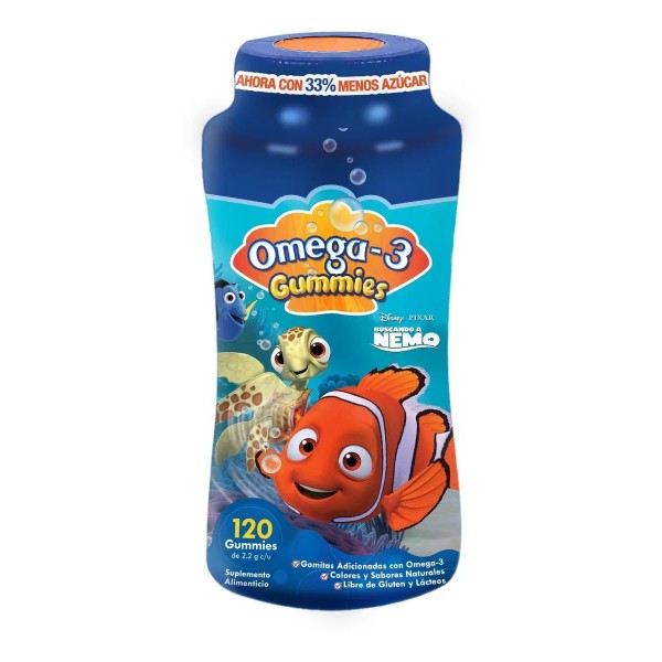 Nemo Omega-3 Dha 120 Gomitas | 100% Naturales
