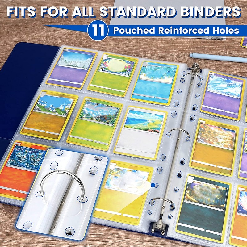 Luxury Vault LLC Trading Card Album Binder Protector Pages Sleeves