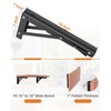 16-Inch Foldable Brackets for DIY Folding Shelves or Tables, L