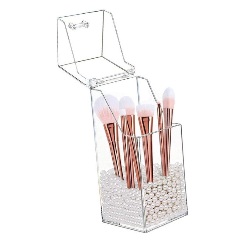 MERRYHAPY 2pcs Nordic Style Transparent Storage Box Multifunctional Lipstick Storage