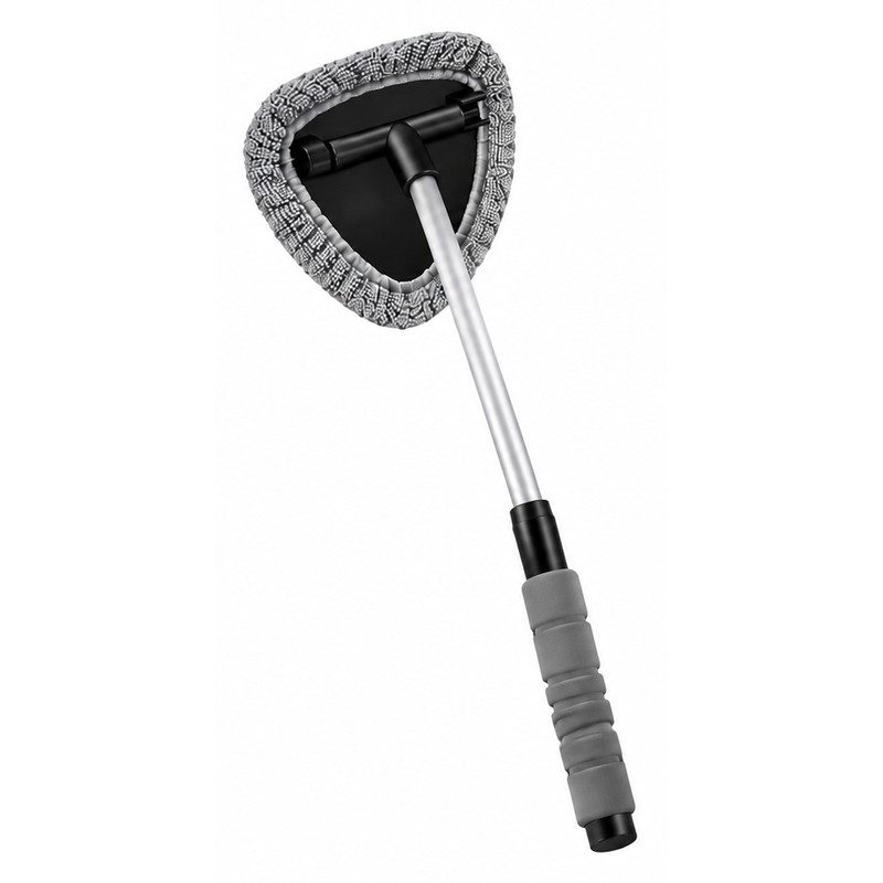 Telescopic Car Windshield Cleaning Brush Set – Extendable Microfiber Glass
