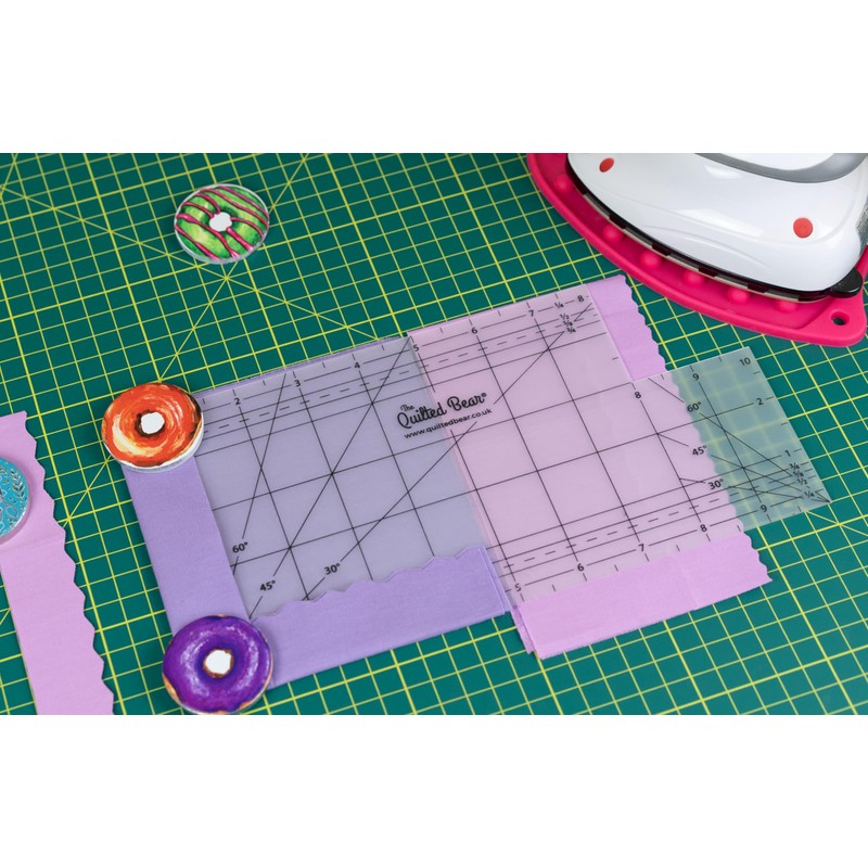 The Quilted Bear Hot Ironing Ruler - Non-Slip Ironing Quilting