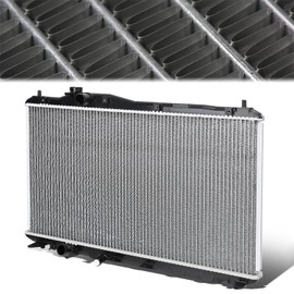 CAAP DRIVEN DPI13221 Aluminum Core Radiator Compatible with Honda Civic 1.8L 2.4L 12-15 Acura ILX 2.0L 2.4L 13-15 Factory Style Cooling Radiator Replacement CU13221 CAAP-RAOEM-13221