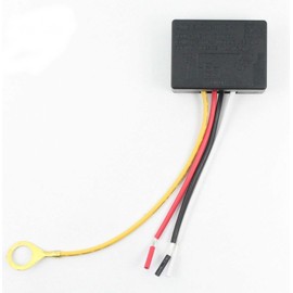 Txelegant Touch Lamp Switch, Touch Lamp Control Module for Dimmable LED, Incandescent, Halogen Bulbs, Lamp Switch Replacement Kit, Touch Dimmer Sensor with 3 Levels Brightness and Wiring Caps