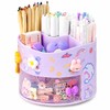 Cute Rotating Pen Holder Organizer for Desk Storage – Kawaii