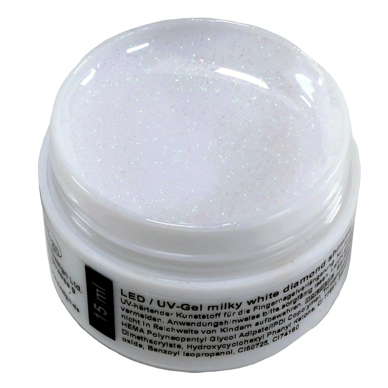 LED/UV Building Gel Diamond Shimmer with Fine Glitter Particles, 15