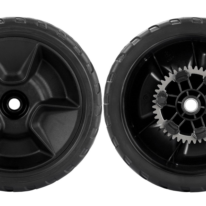 GICOOL 42710-VR8-N00ZA Lawn Mower Rear Wheels, 8 Inch Wheels Kit