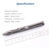 Hamans Titanium EDC Pry Bar with Nail Puller Bottle Opener