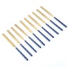 Pack of 10 high wear-resistant diamond flat diamond files, blue