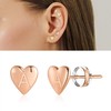 Rose Gold Stud Earrings for Girls Women, S925 Sterling Silver