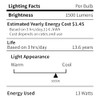 COLWATT 13W LED Light Bulb 1500LM 5000K Daylight (4-Pack), 100W